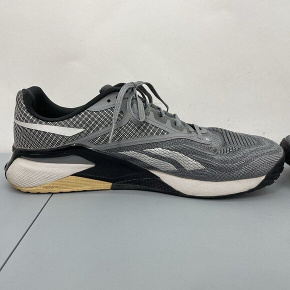 Reebok Nano X2 Sneakers Shoes Athletic Training Gray Mens 11 - Picture 12 of 14